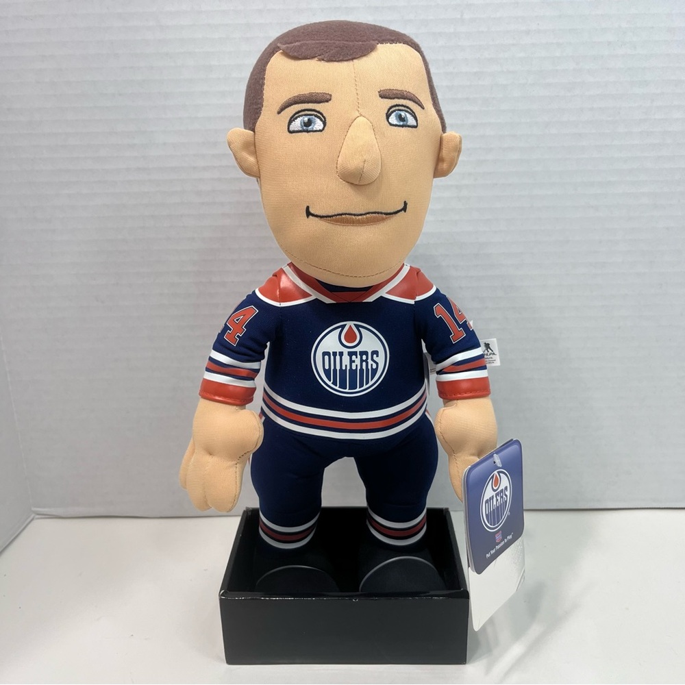 NHL BLEACHER CREATURES Edmonton Oilers Eberle hockey player plush doll NWT